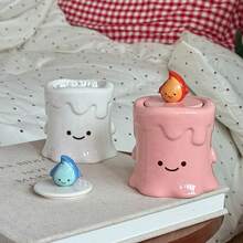 1 Stück süßer Cartoon Feuerwehrmann Zahnstocher Halter, kreative Weihnachtsdekoration, stilvolle Akzente für Wohnzimmer, Küche, Geschenke, Zuhause