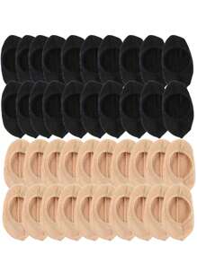 20/10/5/3/1 Pairs Women's Low-Cut Invisible Socks, Men's High Elastic Socks, Ultra-Thin Semi-Transparent Soft Elastic Comfortable Breathable Socks, Suitable For Daily Wear For Men And Women, Simple Comfortable Neutral Mid-Calf Socks, Women And Men's Socks, Fashion Specialty Boat Socks Invisible Socks Very Thin Disposable Daily Candy Color Stockings - Multicolor - View 6