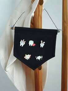 1/5pcs Cute Tooth Brooch, Creative Dental Themed Designs Like Super Tooth & Princess Tooth, Suitable For Casual Outfits Like Denim, Backpacks, Great Gift For Friends, Adorable Accessory, Creative Brooch, Fashion Essential - Multicolor - View 3