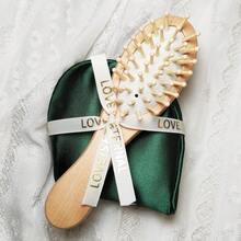 Silk-Like Eye Mask Set, Ultimate Relaxation Gift Set, Elegant Spa-Luxe, Faux Silk & Natural Materials For Stress Relief & Aromatherapy, All-In-One With Sleep Mask, Scalp Massager, Scented Diffuser & Mugwort Stick - Dark Green - View 12