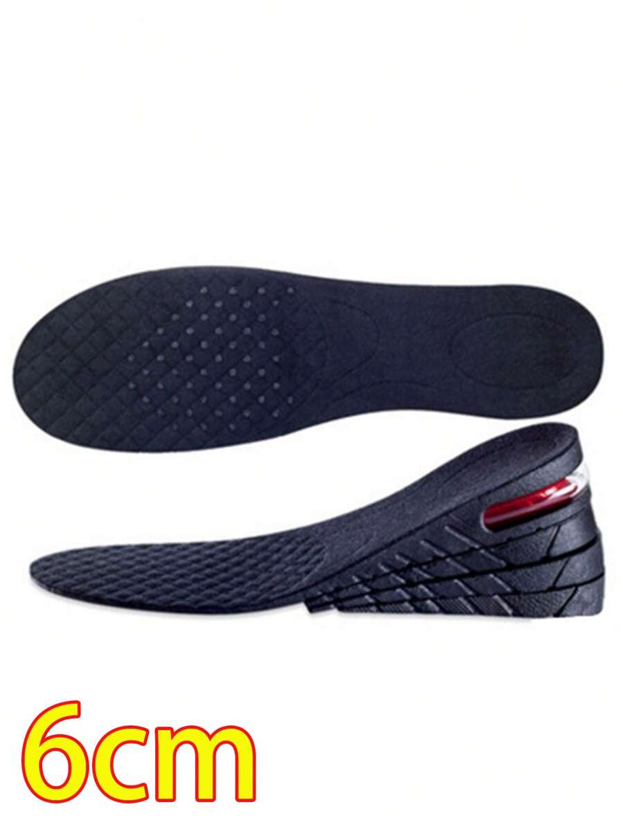 1 双柔软舒适隐形增高气垫鞋垫，多层可拆卸半长/全长可调节减震鞋垫，男女通用