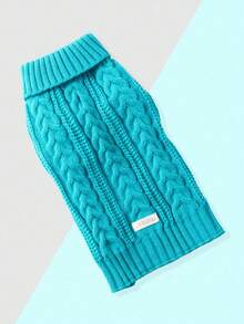 UFBemo 1 قطعة كنزة صوفية قطة/كلب صغير/متوسط الحجم من نسيج مبرم خفيف الوزن، من مواد ناعمة مناسبة للاستخدام المنزلي الداخلي