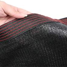 1pc 13.12ft X 13.12ft Sun Shade Net, Thickened Anti-UV Mesh Shading Net For Balcony, Greenhouse, Black