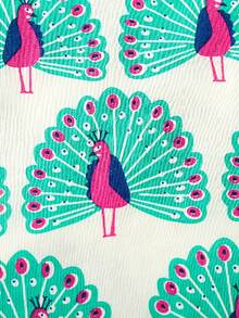 Summer Dress For Girls, Stylish Pure Cotton Sleeveless Random Printed Peacock Flower Children's Dress, Summer Baby Girl Princess Dress 2-8Y - Đen và trắng - Xem 4