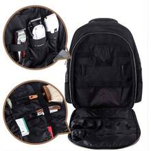 Barber Supplies Bag Organizer For Clippers And Supplies, Portable Clipper Bags And Cases For Men, Hairstylist Clipper Backpack For Barber Ools Storage Traveling Bag Case - 最初的 - 查看 7