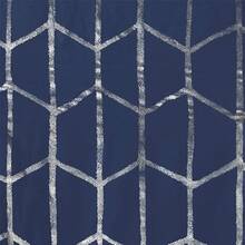 Azul marino/plateado