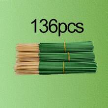 22cm/8.66inch Natural Handmade Lemongrass Incense Sticks, Enjoy The Tranquility Of The Wilderness, Suitable For Outdoor Activities, Indoor Yoga, Reading, Balcony, Bedroom, Long Burning Time, No Feathers, Great For Gifting