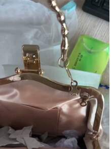 1 pezzo Nuova borsa da sera decorata con cristalli, borsa di lusso con cristalli per abiti da cerimonia, elegante pochette con polsiera per gala, festa, compleanno, matrimonio, regalo