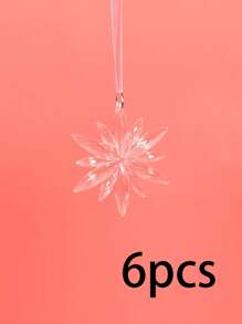 Acrylic Crystal Icicle Hanging Ornaments, Transparent Ice Pillar Christmas Tree Pendant, Winter Decor - Multicolor - View 12
