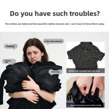 New Clothing Blackening Sheets, Laundry Sheets For Clothes Color Fixation, Freshness Restoration, Fading Repair, Brightening, Blackening Sheets, Household Essential, Reviving Old Black Clothes