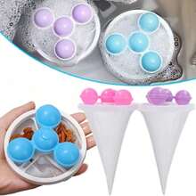 Kit 2 Floating Lint And Hair Removal Collector For Washing Machines - Cores Aleatorio - View 1