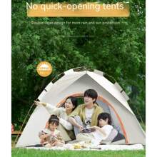 1 pieza Carpa de camping portátil, fácil de montar, plegable, almacenable, impermeable, protección solar, a prueba de mosquitos con malla