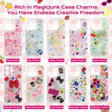 Local Delivery - EIiovcnya 3020 Pcs Junk Case Charms, DIY Junk Phone Case Kit, Rhinestone Beads, Bows, Stars, Love & Letter Charms