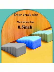 2 cm/0,79 po Butoir de porte en silicone - Anti-collision, Anti-dérapant, Convient pour la maison et le bureau, Protège le mur, Pour des écarts de porte inférieurs à 0,79 po