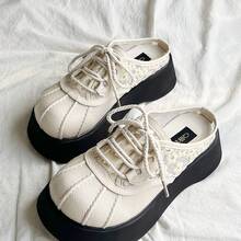 Women Flat Sandals - 棕色 - 查看 4