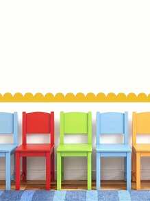 1 套创意波浪线墙贴 - PVC 防水自粘贴花，波西米亚风格可移除艺术贴纸，易于粘贴和移除，非常适合客厅、卧室、餐厅、厨房 - 幻想主题，让您的家居装饰有趣而整洁 - 彩色 - 查看 9