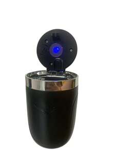 Automatic Car Ashtray Set With LED Light, Removable Cleaning Brush, Compact Design, Easy Installation - Multicolor - View 12