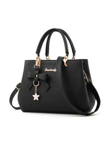 2pcs Women's Handbag Set, High-Quality Shoulder Bag, Fashionable Crossbody Bag, Casual Wallet, Best Mother's Day Gift Idea, Mother's Day Gift, Gift For Mom, Essential For Moms, Outdoor Mommy Bag, Stylish Business Casual Women Bag, Suitable For Office And Work