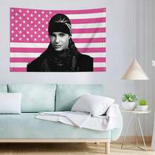 Tom Kaulitz Flag Tokio Hotel Band Wall Decor Single Sided Printing Indoor Outdoor Funny Gift For Fans Birthday Room Decor - 1 - View 3