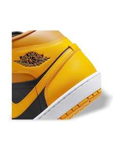 AIR JORDAN 1 MID 黄色 - 酸辣醬/黑/白/計程車 - 查看 4