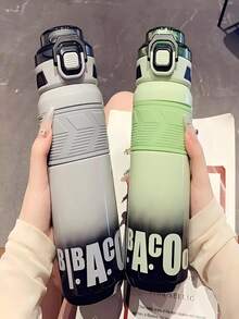 650ml Space Bottle Hot & Cold Large Capacity Thermal Insulation--1733 - Baby Blue - View 5