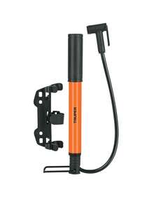 TRUPER Mini Hand Bike Pump, 60 PSI - Orange - View 1