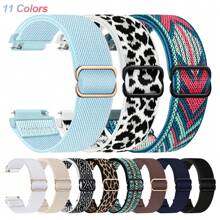 兼容 Galaxy Watch 7 6 5 4 表带 40 毫米 44 毫米 Watch 5 Pro 45 毫米/Active 2 表带/Watch 3 41 毫米/Galaxy Watch 6 4 Classic，20 毫米 22 毫米弹性运动单圈透气腕带 - 22mm - 查看 9