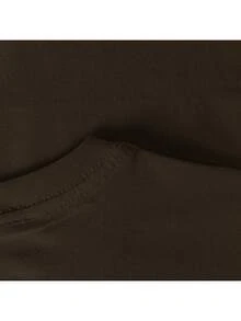 Creative Summer T-Shirt | Light Print With Exclusive Style - Rust Brown - View 5