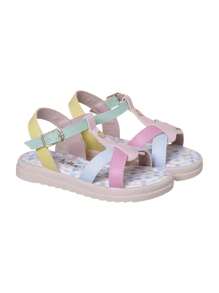 coffee with milk children's shoes Colorful Flatform Sandals For Kids And Youth - Coffee With Milk