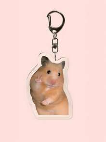 A Brand New Acrylic Creative Mim Fun And Cute Hamster Animal Theme Keychain Hanging Decoration, Including Hamster, Sweet Potato Hamster, Bag Accessories, Schoolbag Accessories, And Wallet Hanging Decoration. It Is Very Suitable For Boyfriends, Girlfriends, Family Members, Doctors, Nurses, Party Gifts, Mobile Phone Decoration, Etc. - Multicolor - View 14