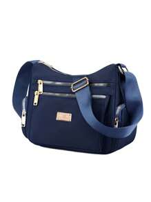 Ladies' Cross-Body Bag - A Stylish And Fashionable Multi-Layered Casual Women's Bag With A Single Shoulder Strap.