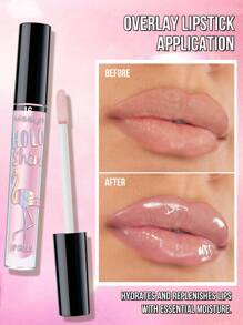 MISSLYN-HOLO SHINE唇彩，持久闪亮，闪耀水钻光泽，品牌彩妆，面部彩绘化妆品，适合女性和女孩，冬季完美之选，Y2K风格，时尚百搭，适合生日、情人节、派对、新年等各种场合，最佳礼品之选，纯素且不经动物实验 - 16 粉紅花 - 查看 4