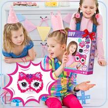 DIY Animal Decompression Craft Toy Dolls Stuffed Toys For Kids - Pink - View 8