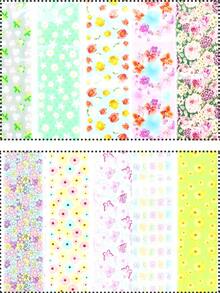 花卉指甲贴紫玫瑰蝴蝶美甲转印箔纸夏季指甲贴花DIY美甲设计一次性美甲用品柔和色彩装饰