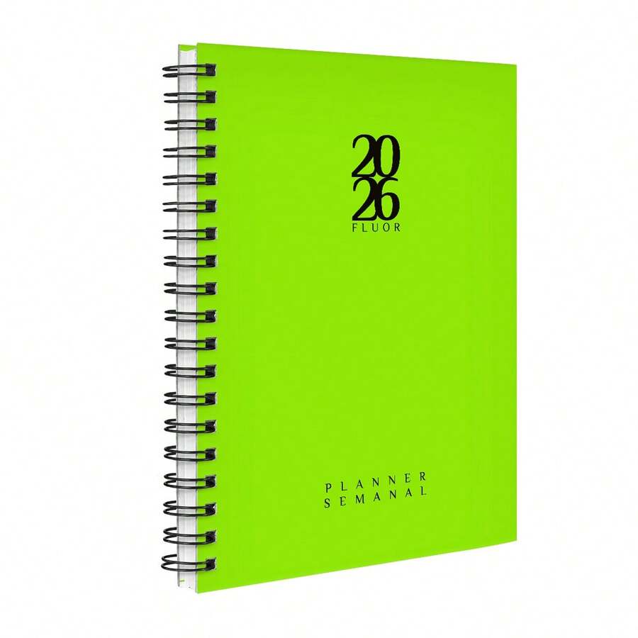 iscool 2025 Agenda Weekly Planner Spot Neon - Green - View 1
