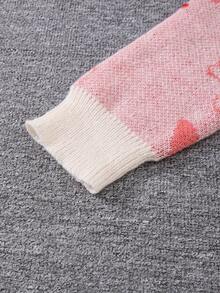 Ladies' Creative Printed Knitted Sweaters, Stylish And Casual Pullovers, Made Of Soft, Comfortable And Warm Fabric, Suitable For Spring, Autumn And Winter.