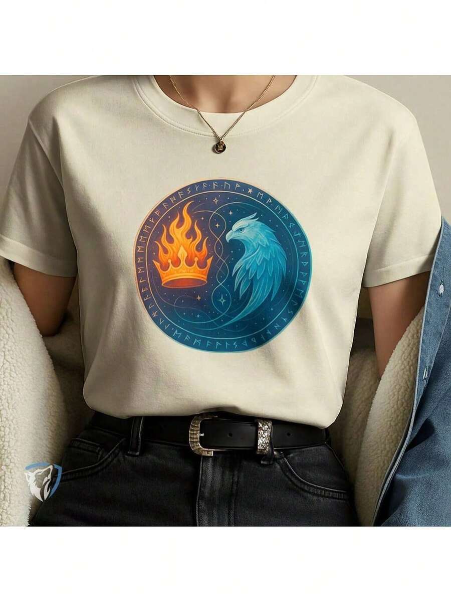 100% Cotton T-Shirt | Mystical Design With Exclusive And Enigmatic Style