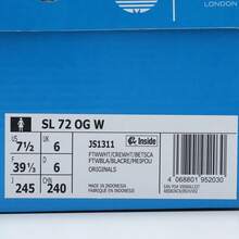 Adidas Originals Zapatillas deportivas de caña baja casuales SL 72 OG W unisex JS1311 - Beis - Ver 7