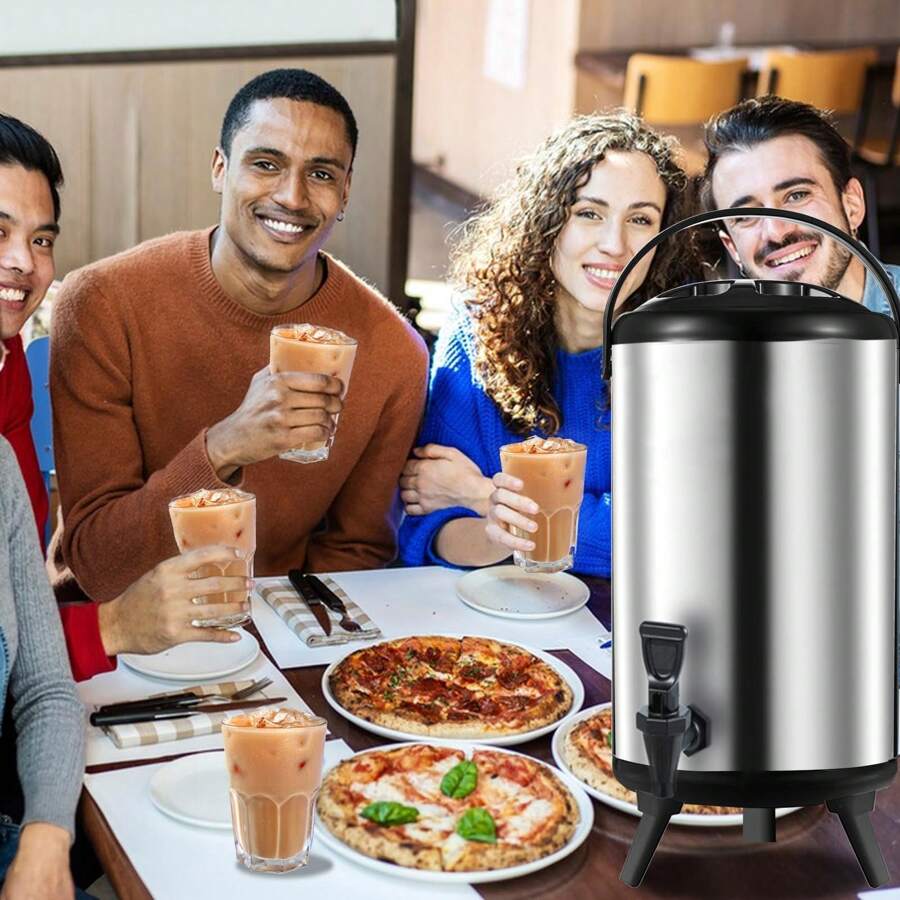 不锈钢奶茶桶，不锈钢保温桶，地摊专用特厚桶，大容量豆浆桶，适合早餐店，奶茶店。