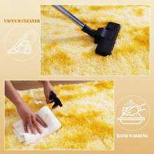 Alfombras modernas y esponjosas para sala de estar, dormitorio, alfombra morada de felpa de pelo alto para habitación de niñas, guardería, decoración del hogar, alfombra suave antideslizante para dormitorio de niñas