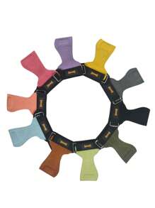 GOUNOD 基础款举重腕带，皮革举重腕带，适用于硬拉和力量举，可调节氯丁橡胶衬垫健身房锻炼举重腕钩，男女通用，健身配件。