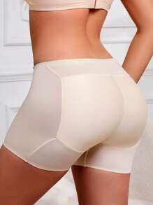 2入組高腰提臀內褲塑身緊身褲，5D加厚墊片內衣褲，適用於提升臀部曲線和控制腹部