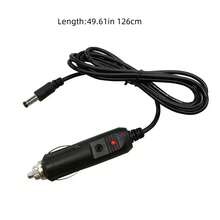 Car Cigarette Lighter Power Cord Charger Adaptor Lighter Adaptor Plug With LED Indicator