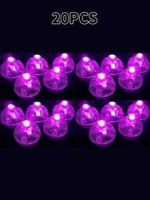 LED Balloon Lights, Colorful Round Ball Lamp Beads, Balloon Decor Lights, Glowing & Flashing Lights, Sachet Pendant Decorative Accessories, Key Chain Decor Lights - Multicolor - View 30