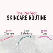 10/20/30/50/100片一次性圆形化妆棉卸妆棉洁面乳旅行便携套装 - 彩色 - 查看 6