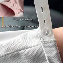1 Pair Summer Sun Protection Sleeves, Horseshoe Sleeves, UV Resistant Bags, Finger Sleeves, Ice Silk Cycling And Driving Loose Horseshoe Sleeves - Multicolor - View 5