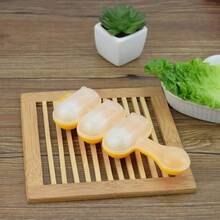 Rice Ball Mold,Rice Ball Shaker, Ball Shaped Kitchen Tools DIY Lunch, Maker Mould Food Decor For Kids, Mold With A Mini Rice Scoop(Yellow)… - 黃色 - 查看 4