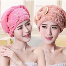 Magic Hair Drying Cap Absorbent Shower Cap Microfiber Towel - ngẫu nhiên - Xem 2