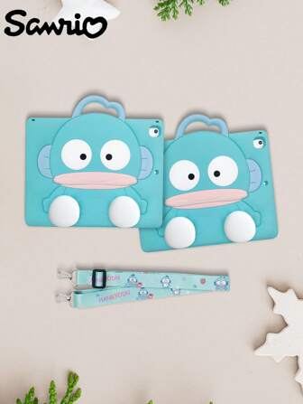 Sanrio Cute Cartoon Mermaid Tablet Case For IPad Mini 6 Mini 7, Soft Silicone Cover With Lanyard For IPad Air 3