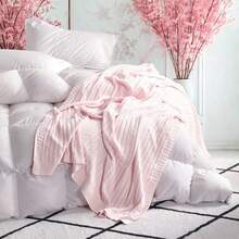 Soft And Warm Cotton Cable Knit Blanket – Cozy Throw For Couch, Sofa, Or Bed, Machine Washable For Convenience And Comfort All Year Long